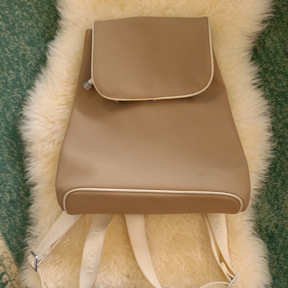 Lacoste Beige Backpack for Women
